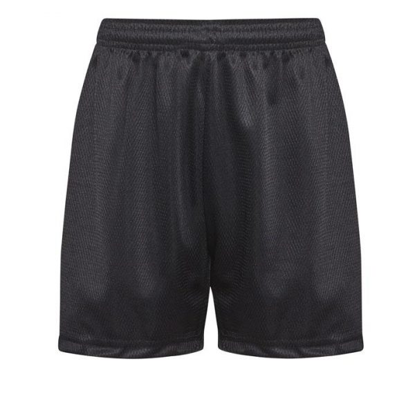 David Luke Mesh Long Leg Shorts With Tie Waist