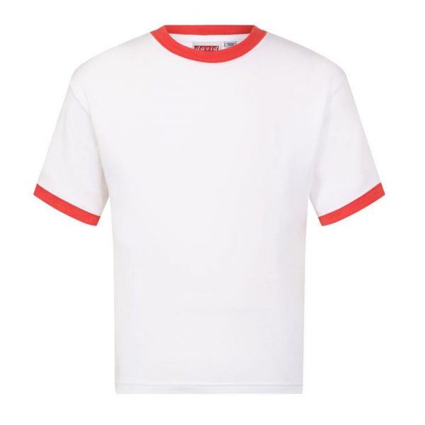 David Luke Contrast Trimmed T Shirt