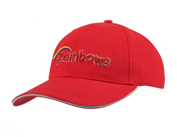 David Luke Rainbows Baseball Cap Red STD
