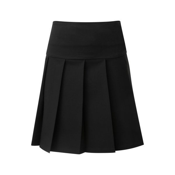 David Luke Junior Drop Waist Knife Pleat Skirt