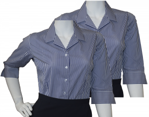 Prince Henry's 3/4 Pinstripe Sixth Form Blouses (Twin Pack) - 40"