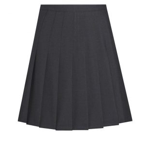 David Luke Stitched Down Knife Pleat Skirt - Black, 32/24