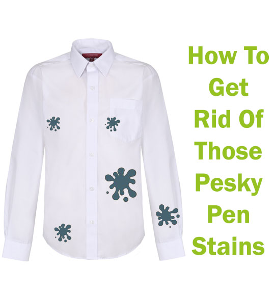 Pen stains