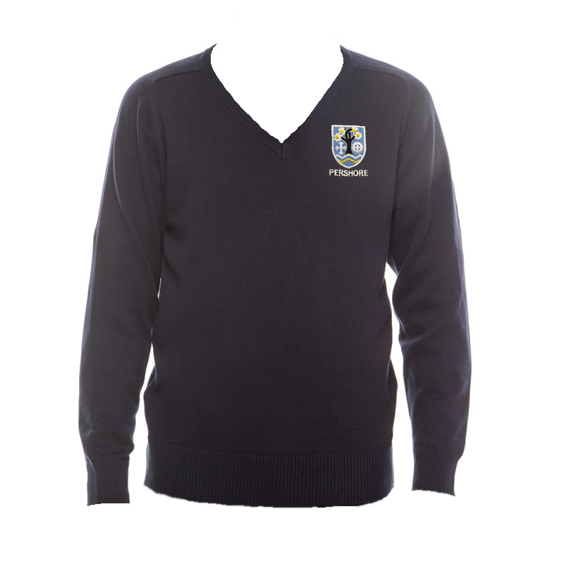 Pershore High Boys V-Neck Sweatshirt - The School Shop UK