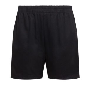 Classic Sport Short Black (Brushed Polycotton)