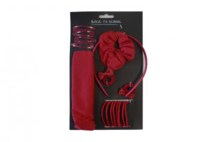 Back To School Hair Accessories Red
