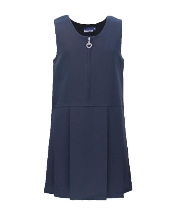 Banner Lynton Navy Pleated Pinafore