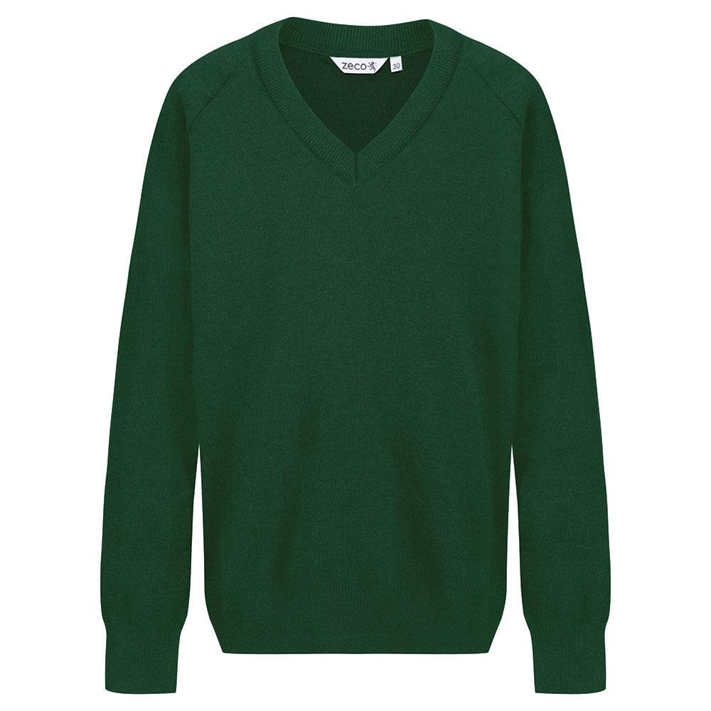 Unisex Knitted V-Neck Jumper